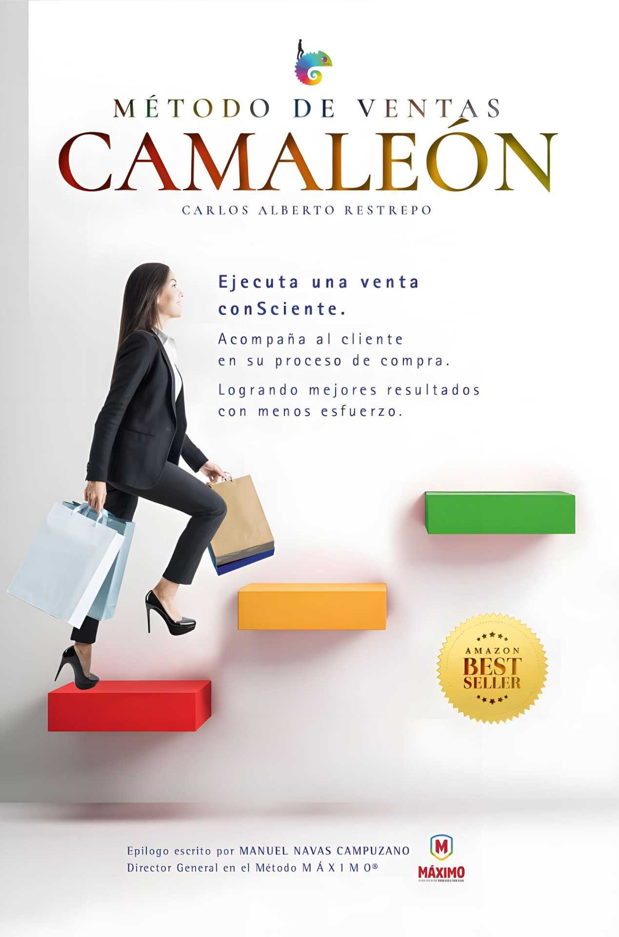 Portada del libro Método de Ventas Camaleón de Carlos Alberto Restrepo